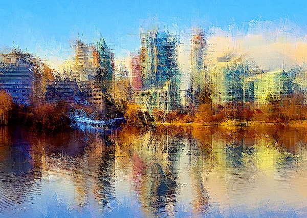 Urban Lake View by David Manlove Urban Lake View by David Manlove